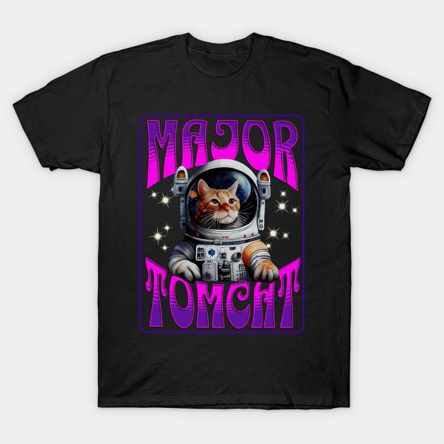 Cat Astronaut – Major Tomcat T-Shirt by RockReflections